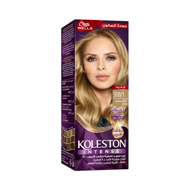 Koleston Maxi Single Light Ash Blonde 308/1 - 50Ml