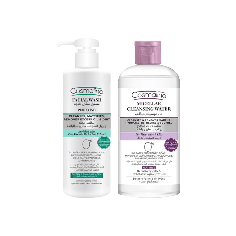 Facial Cleansing Set For Oily And Combination Skin