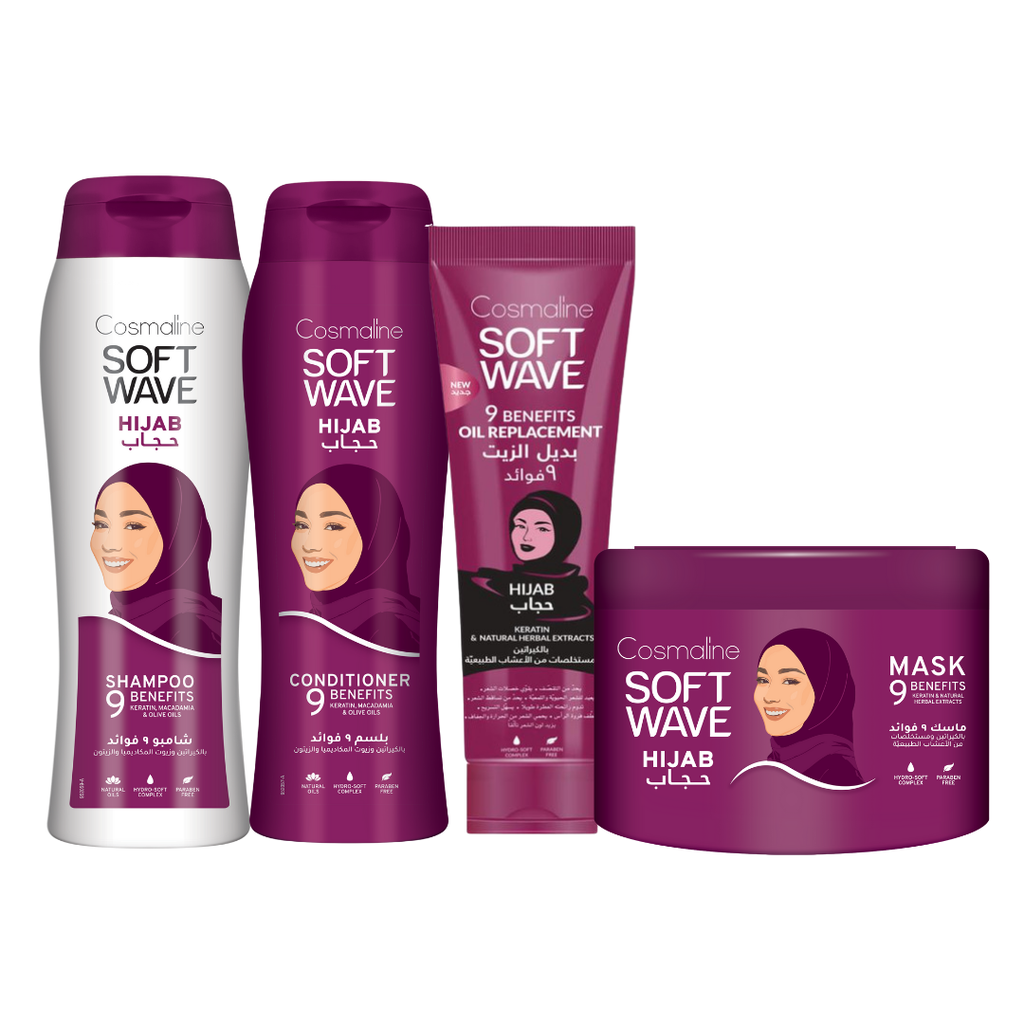 Soft Wave Hijab Full Set 400ml