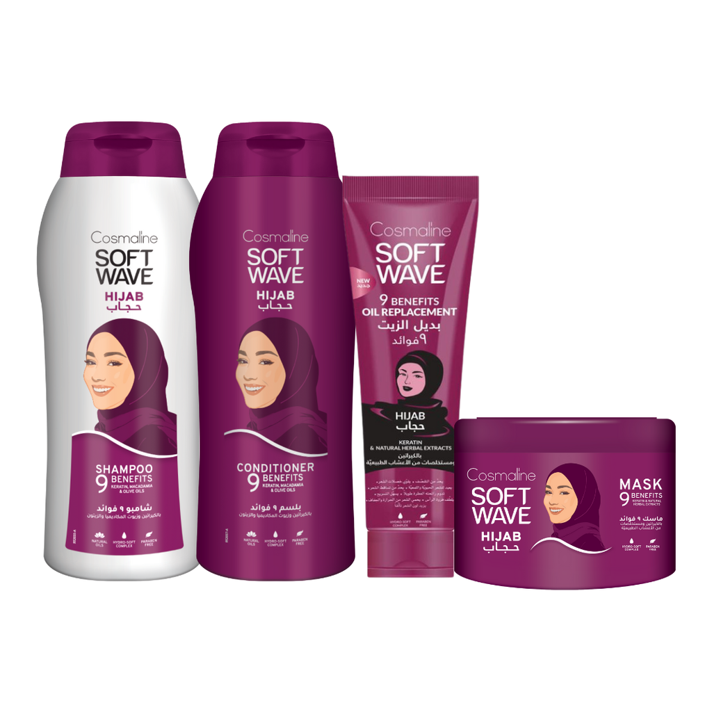 Soft Wave Hijab Full Set 600ml