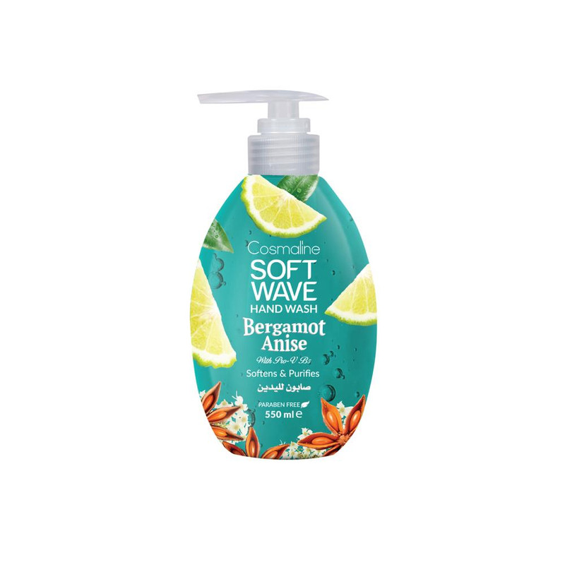 Soft Wave Hand Wash Bergamot Anise 550Ml