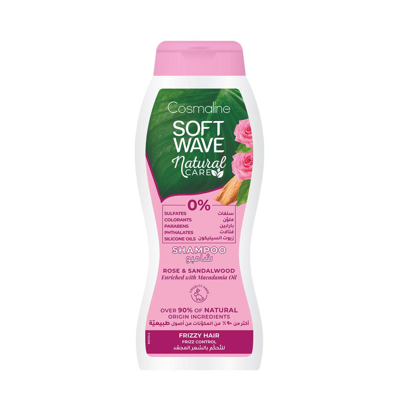 Soft Wave Natural Care Shampoo For Frizzy Hair 400Ml