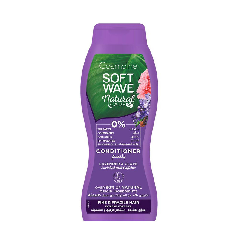 Soft Wave Natural Care Conditioner For Fine & Fragile Hair 400Ml