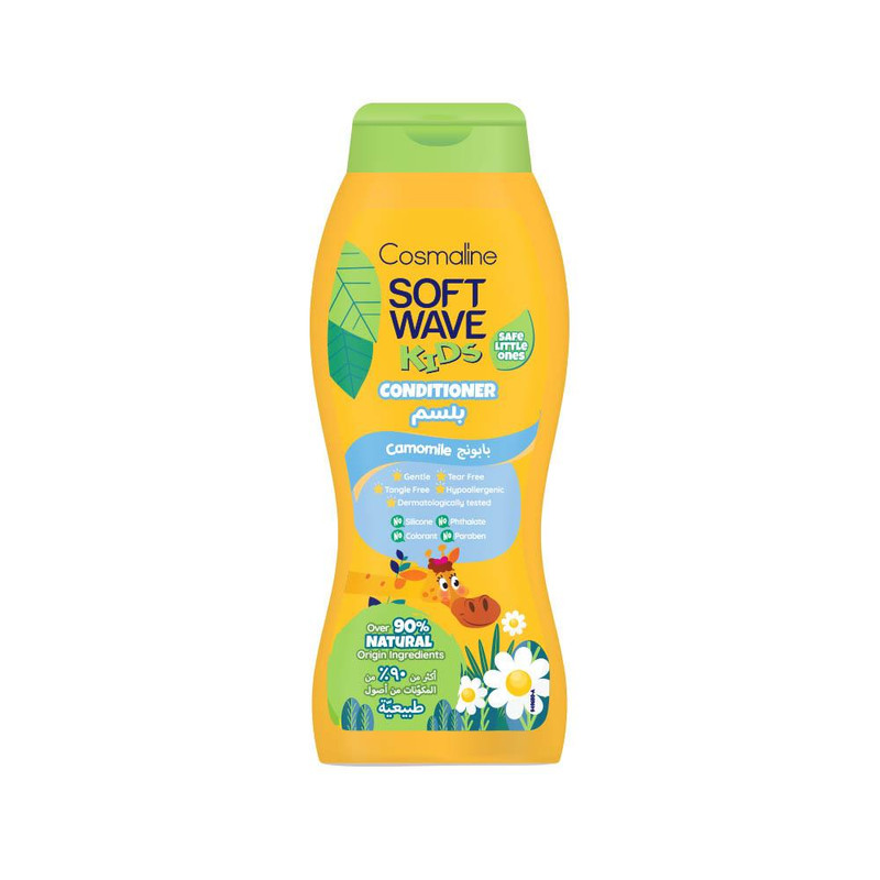 Soft Wave Kids Camomile Conditioner Over 90% Natural Origin Ingredients 400Ml