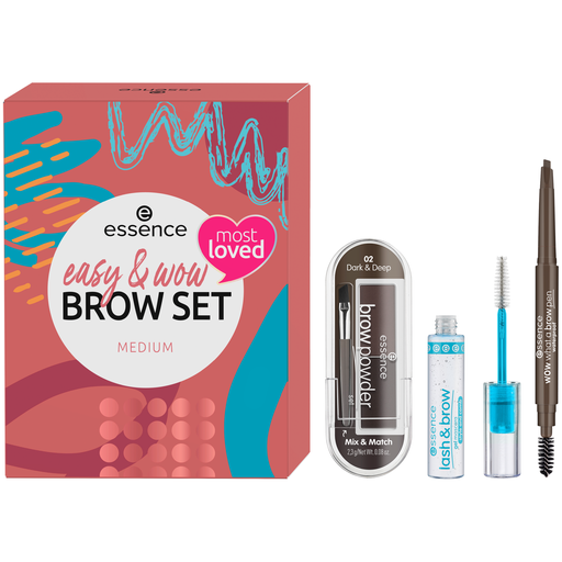 [D0010637] Essence Easy & Wow Brow Set Medium