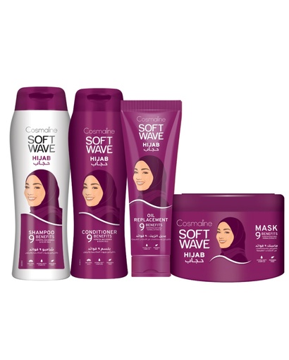 [set10e] Soft Wave Hijab Full Set 400ml