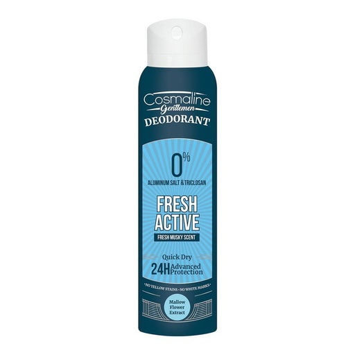 [197907] Cosmaline Gentlemen Deodorant Fresh Active 150Ml