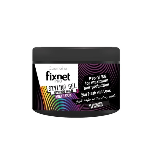 [191438] Fixnet Pro Styling Gel Strong Hold Wet Look 450Ml