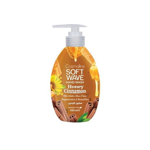 [176545]  Soft Wave Hand Wash Honey Cinnamon 550Ml