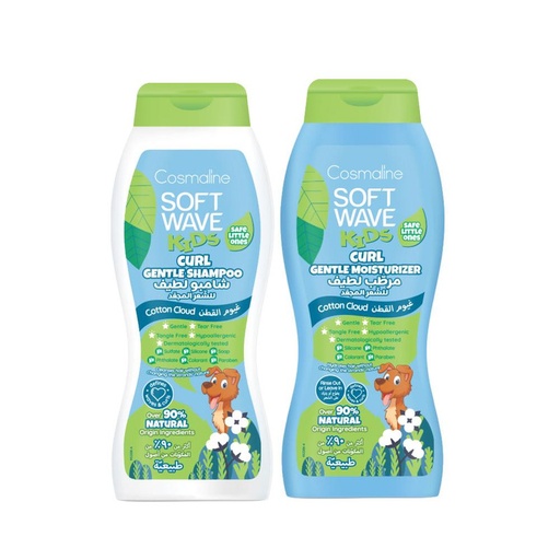 [SET55] Soft Wave Kids Curl Gentle Set (Shampoo & Conditioner)