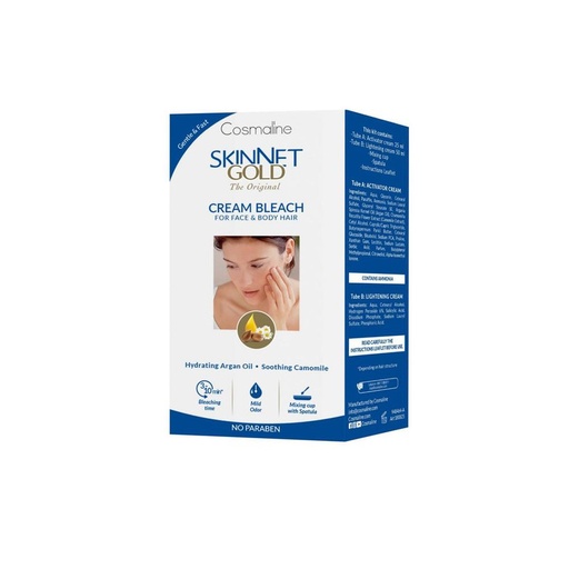 [180825] Skinnet Gold Cream Bleach (25+50Ml)