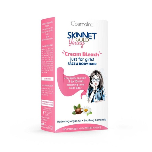 [180850] Skinnet Gold Cream Bleach Young (25+50Ml)