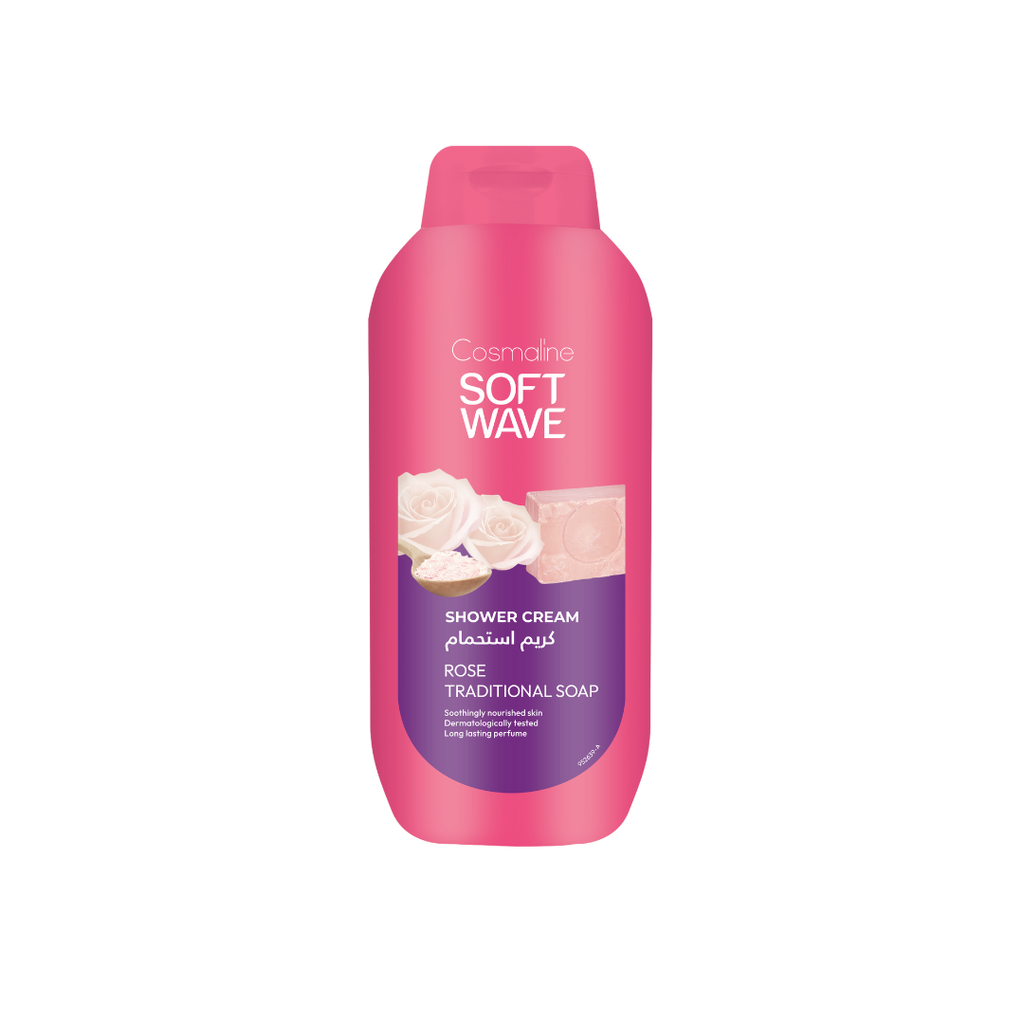 Soft Wave Rose Traditional Soap Shower Cream 650ML