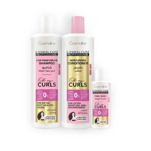 Cosmal Cure Professional Oh My Curls Method Hair Care Kit