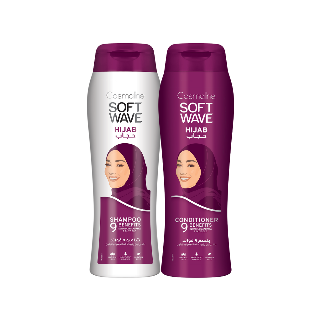 Soft Wave Hijab Set (Shampoo 400ml & Conditioner 400ml)