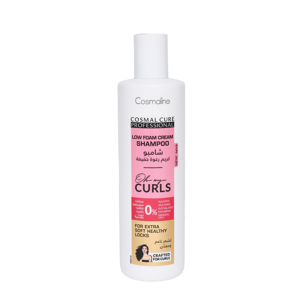 Cosmal Cure Professional Oh My Curls Cream Shampoo Low Foam 500Ml