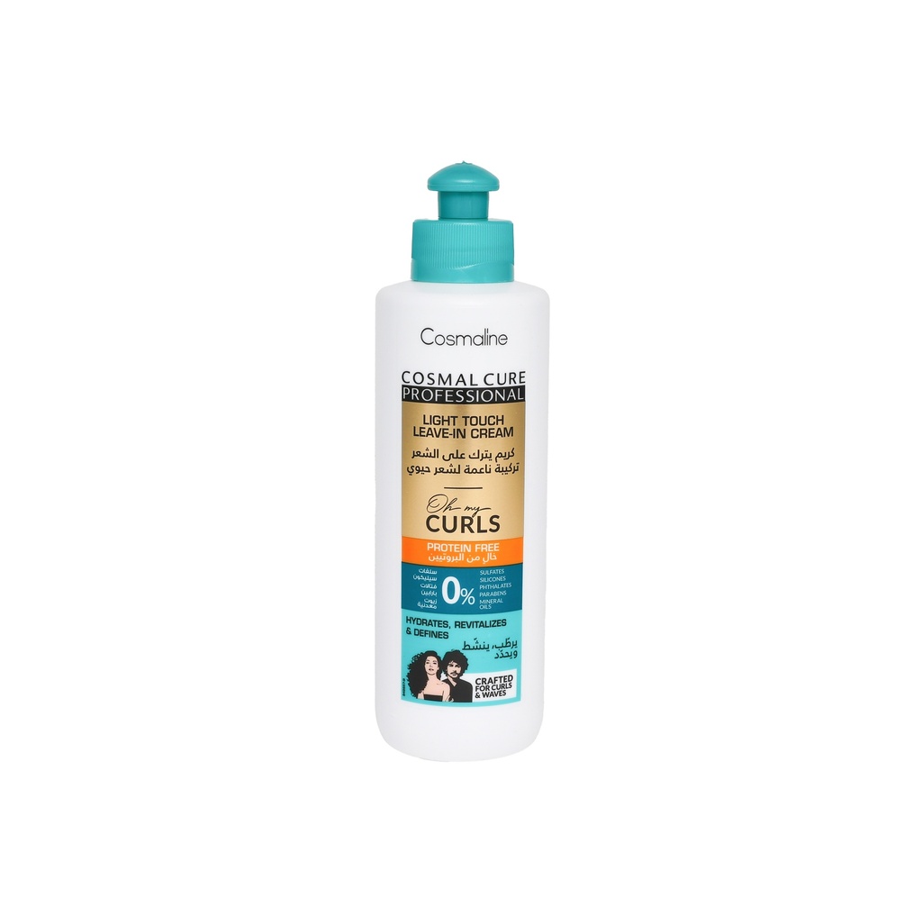 Cosmal Cure Professional Oh My Curls Light Touch Leave In Cream 250Ml