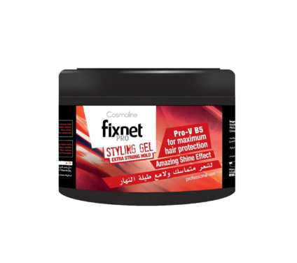 Fixnet Pro Styling Gel Extra Strong Hold Red 450Ml