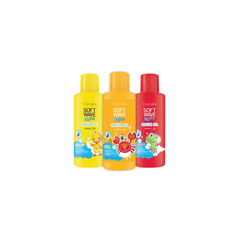 Soft Wave Kids Shower Gel Discovery Kit 3X60Ml