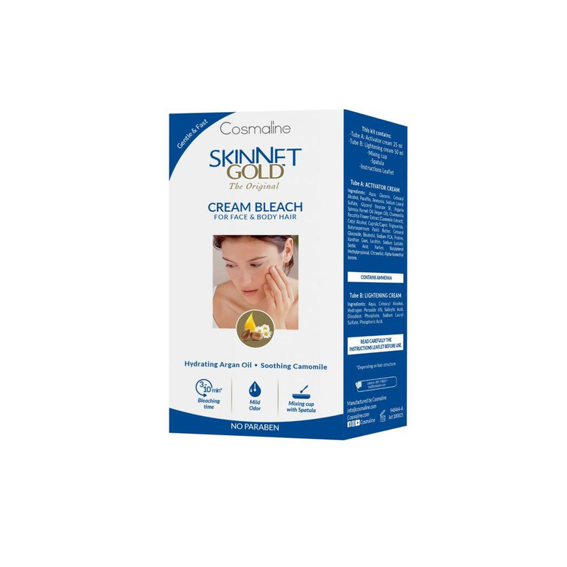 Skinnet Gold Cream Bleach (25+50Ml)