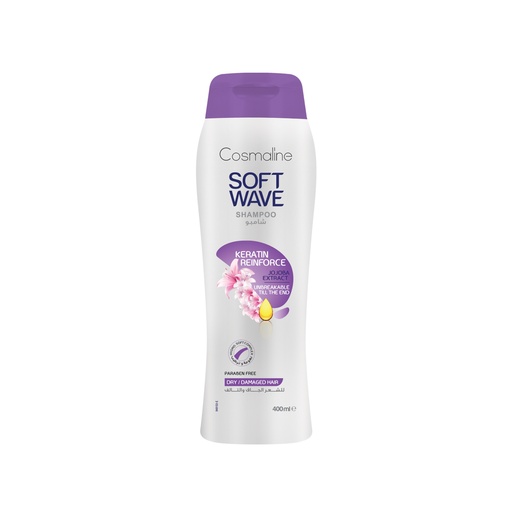 [174914] Soft Wave Keratin Reinforce Shampoo For Dry/Damaged Hair 400Ml