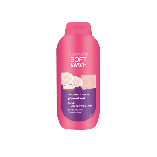 [175352] Soft Wave Rose Traditional Soap Shower Cream 650ML