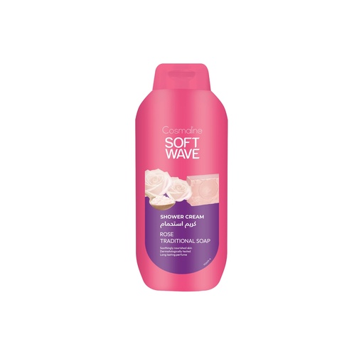 [175352] Soft Wave Rose Traditional Soap Shower Cream 650ML