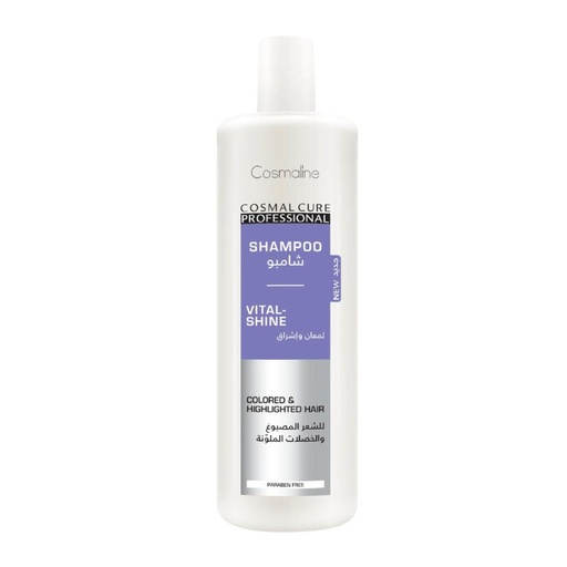 [196402] Cosmal Cure Professional Vital Shine Shampoo For Colored & Highlighted Hair 500ML