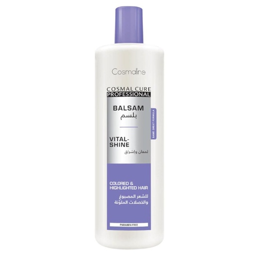 [197053] Cosmal Cure Professional Vital Shine Balsam For Colored & Highlighted Hair 1000ML