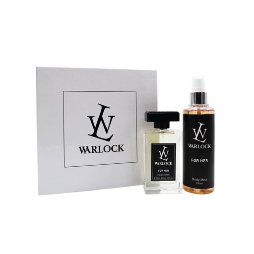 [D0010573] Warlock GiftSet For Her EDT 100Ml + Body Splash AW23