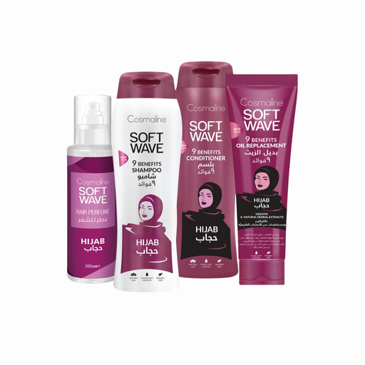 [Set292] Soft Wave Hijab Set (Shampoo, Conditioner, Oil Replacement, Perfume) 