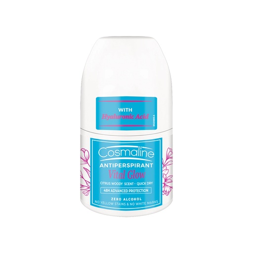 [197959] Cosmaline Antiperspirant Roll-On Vital Glow 50Ml