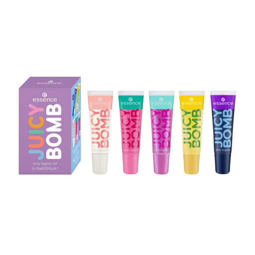 [D0011036] essence Juicy Bomb Shiny Lipgloss Set 02