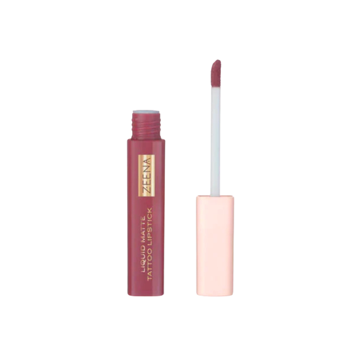 [D0010826]  Zeena Liquid Matte Tattoo Lipstick 100 Signature Purple