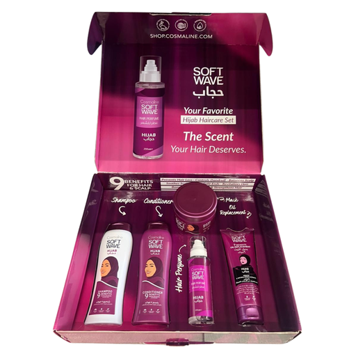 [set530b] Soft Wave Hijab Full Set (400ml)