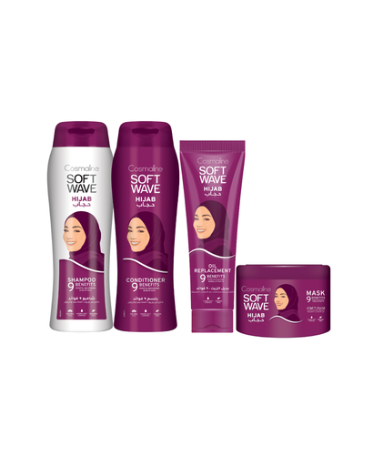 [set10E] Soft Wave Hijab Full Set 400ml