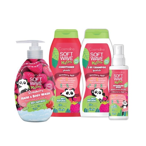 [Set35b] Soft Wave Kids Natural Full Set Strawberry
