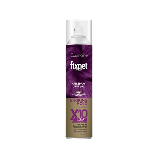 [191040] Fixnet Pro Hair Spray X10 Steady Updo 500Ml