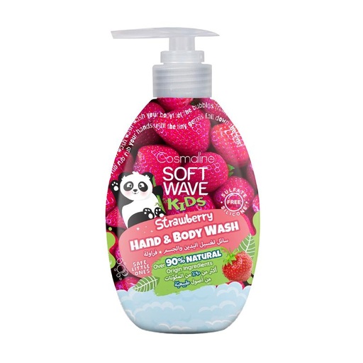 [176555] Soft Wave Kids Hand And Body Wash Strawberry 550Ml